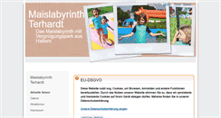 Desktop Screenshot of maislabyrinth-terhardt.de